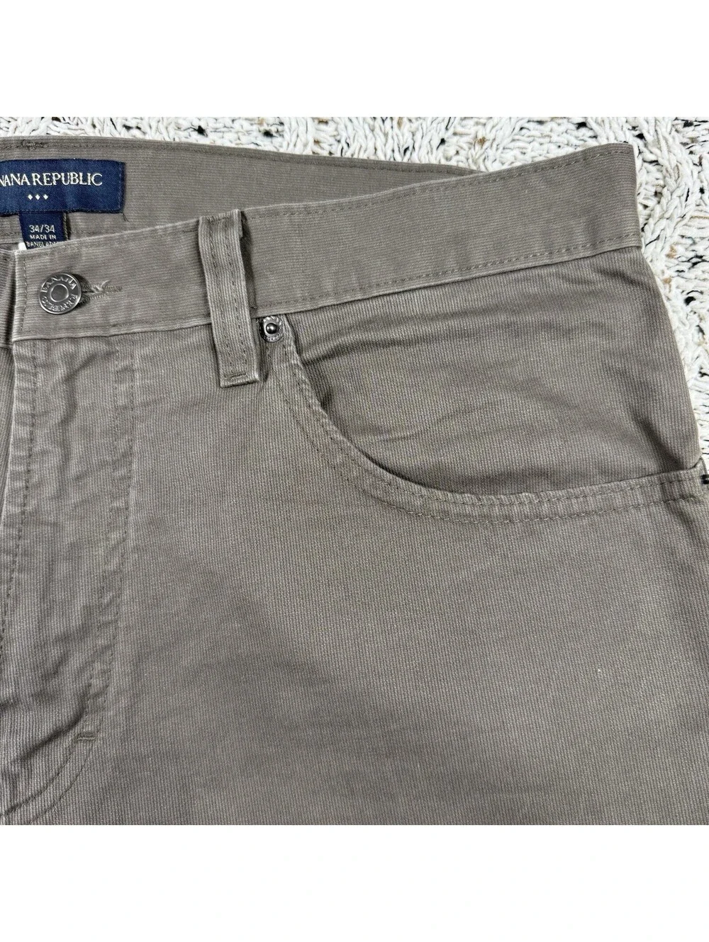 Banana Republic Men's Slim Rapid Movement Chino Pants 34x34